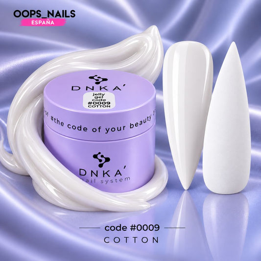 DNKa Jelly Gel. COTTON #0009 Cotton White