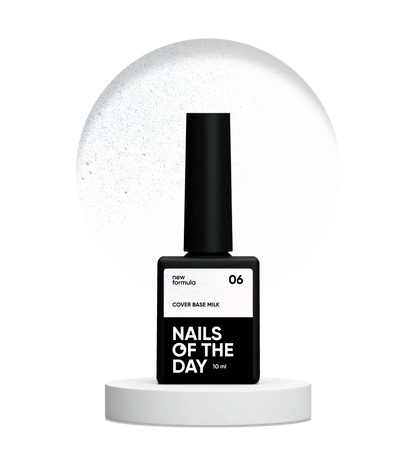 NAILSOFTHEDAY Base de Couvrance Nouvelle Formule Lait #06