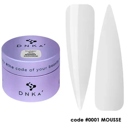 Gel de construction DNKa™. N° 0001 Mousse. Transparent