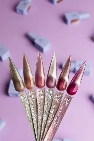Vernis à ongles semi-permanent DNKa™. N° 0017 Œil de chat bohème