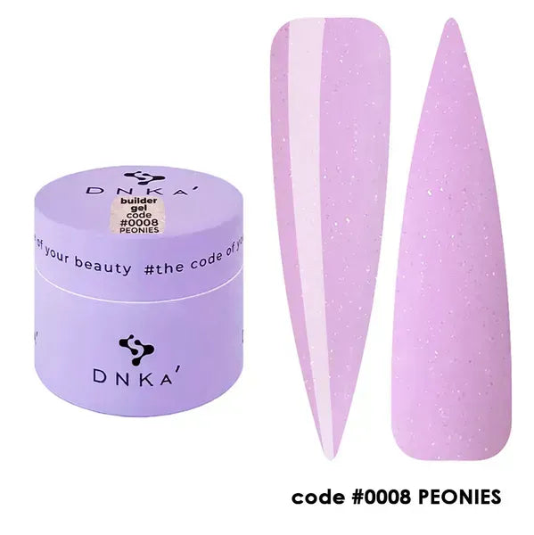Gel constructeur DNKa™. N° 0008 Pivoines