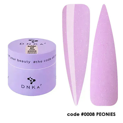 Gel constructeur DNKa™. N° 0008 Pivoines