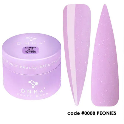 Gel constructeur DNKa™. N° 0008 Pivoines