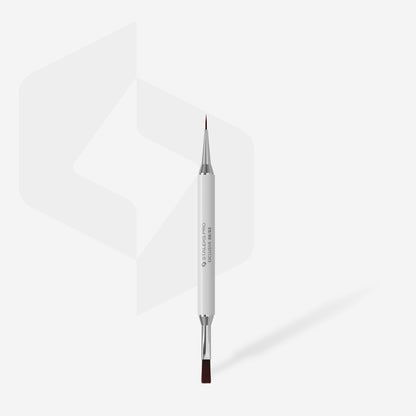 Pincel de doble cara Staleks EXCLUSIVE 08/03 para gel 10 mm y liner 10 mm - image 2