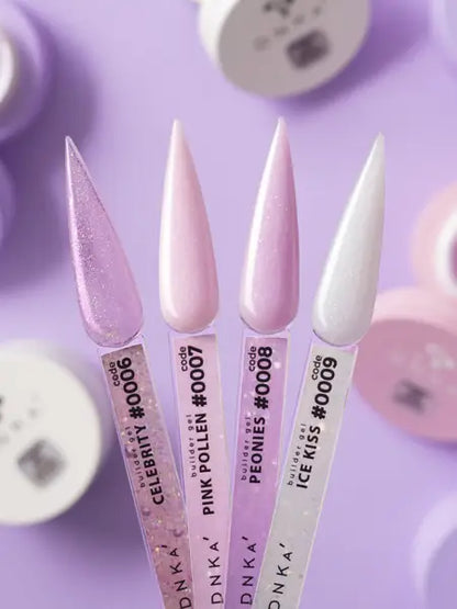 Gel constructeur DNKa™. N° 0008 Pivoines