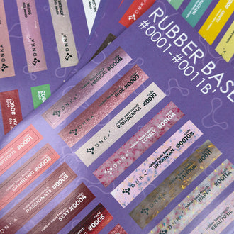 Set de stickers profesional para la marca DNKA