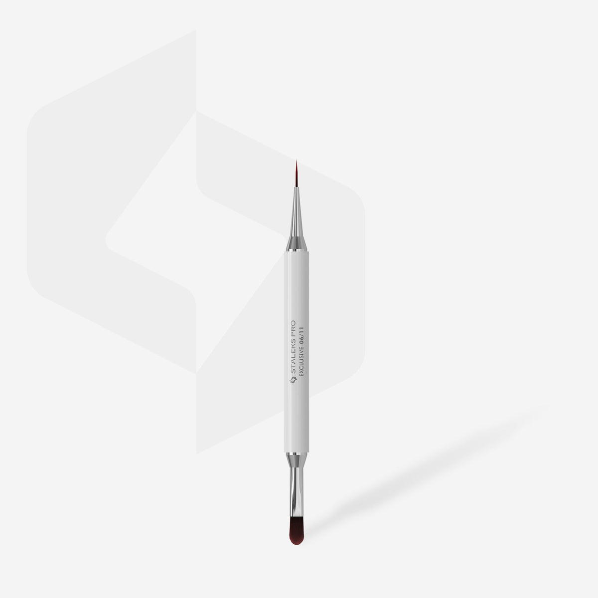 Pincel de doble cara Staleks EXCLUSIVE 06/11 para gel 11 mm y liner 12 mm - image 2