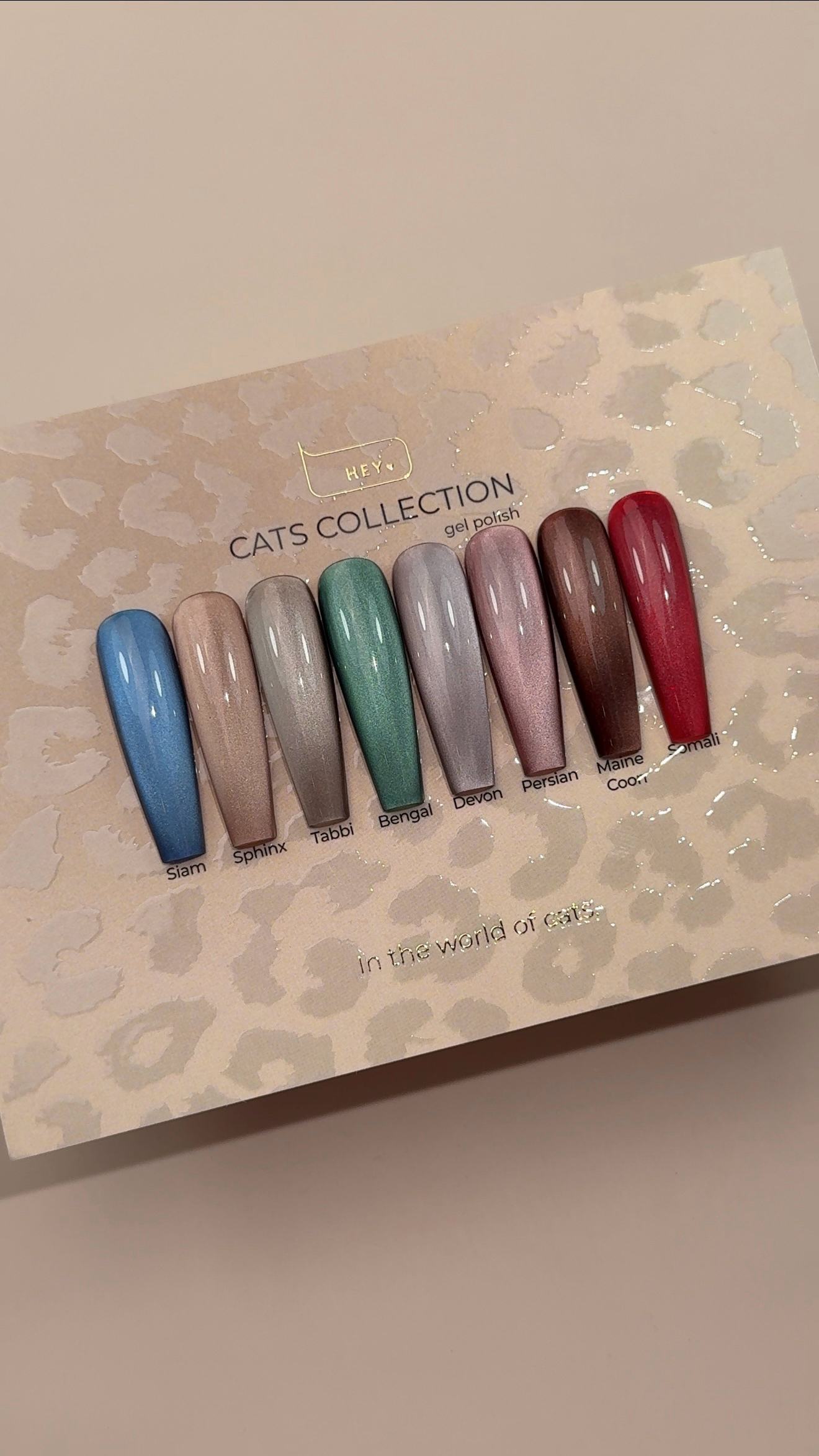 HEYLOVE Esmalte Semipermanente Cat's Eye MAINE COON