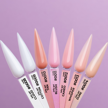 DNKa Jelly Gel. TAN #0010 Nude foncé intense