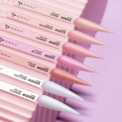 DNKa Jelly Gel. TAN #0010 Nude foncé intense