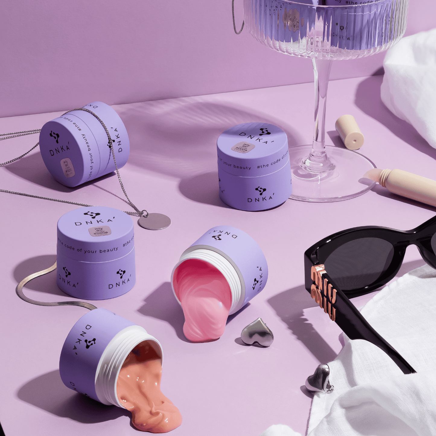 DNKa Jelly Gel. TAN #0010 Deep Dark Nude