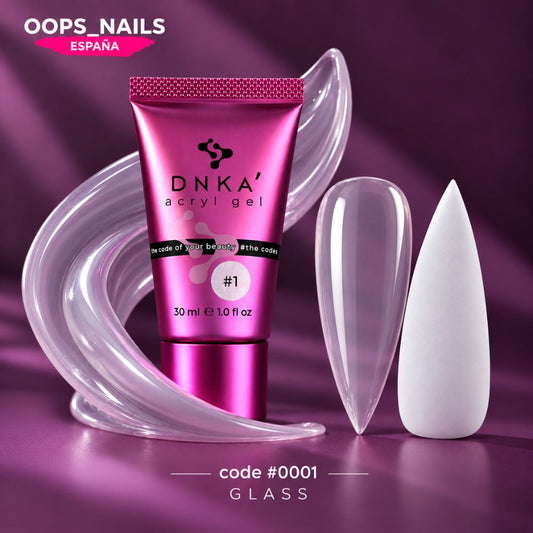 ACRYL GEL "DNKa", 30 ml #0001 Glass.