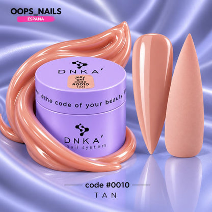 DNKa Jelly Gel. TAN #0010 Deep Dark Nude