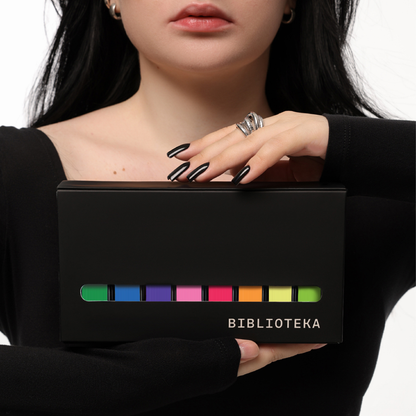BIBLIOTEKA Set de Gel Polish FULL VOLUME Colección № 63-70