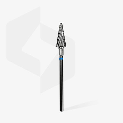 Carbide cone end mill. Blue, 6mm. FT71B060/14 