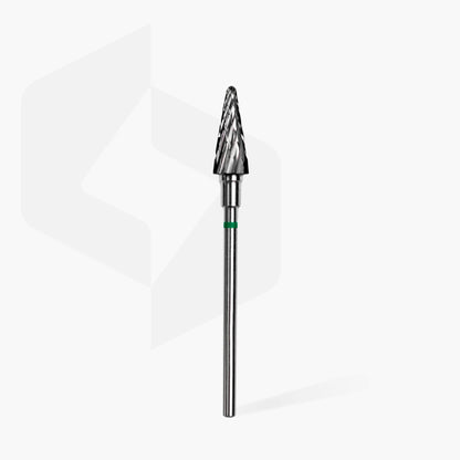 Fresa de carburo Cono. Verde, 6mm. FT71G060/14