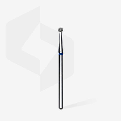 Fraise boule diamantée. Bleue, 2,5 mm. FA01B025