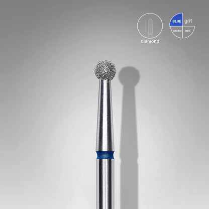 Diamond ball bur. Blue, 2.7mm. FA01B027 