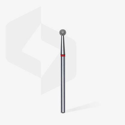 Diamond ball bur. Red, 3.5mm. FA01R035 