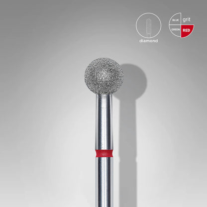 Diamond ball bur. Red, 5mm. FA01R050 