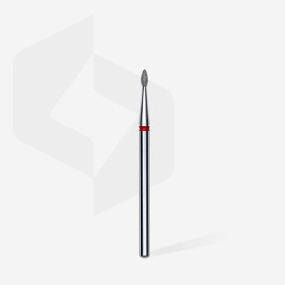 Diamond bur, Drop shape, Red, 1.6mm. FA40R016/4 