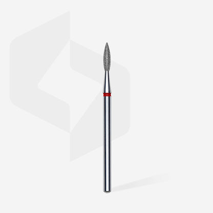 Fraise diamantée Flame. Rouge, 2,1 mm. FA11R021/8
