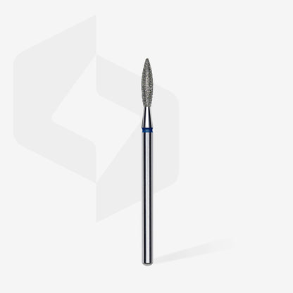 Flame diamond bur. Blue, 2.3mm. FA10B023/10 