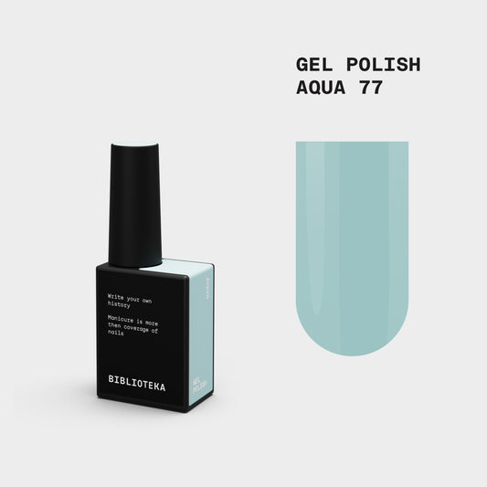 BIBLIOTEKA Gel Polish Nº77 Aqua