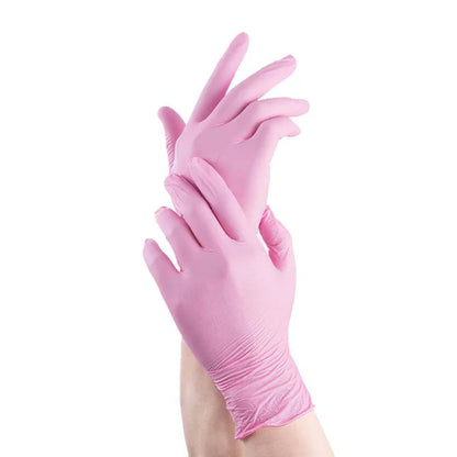Powder-free nitrile gloves. 100 units. 