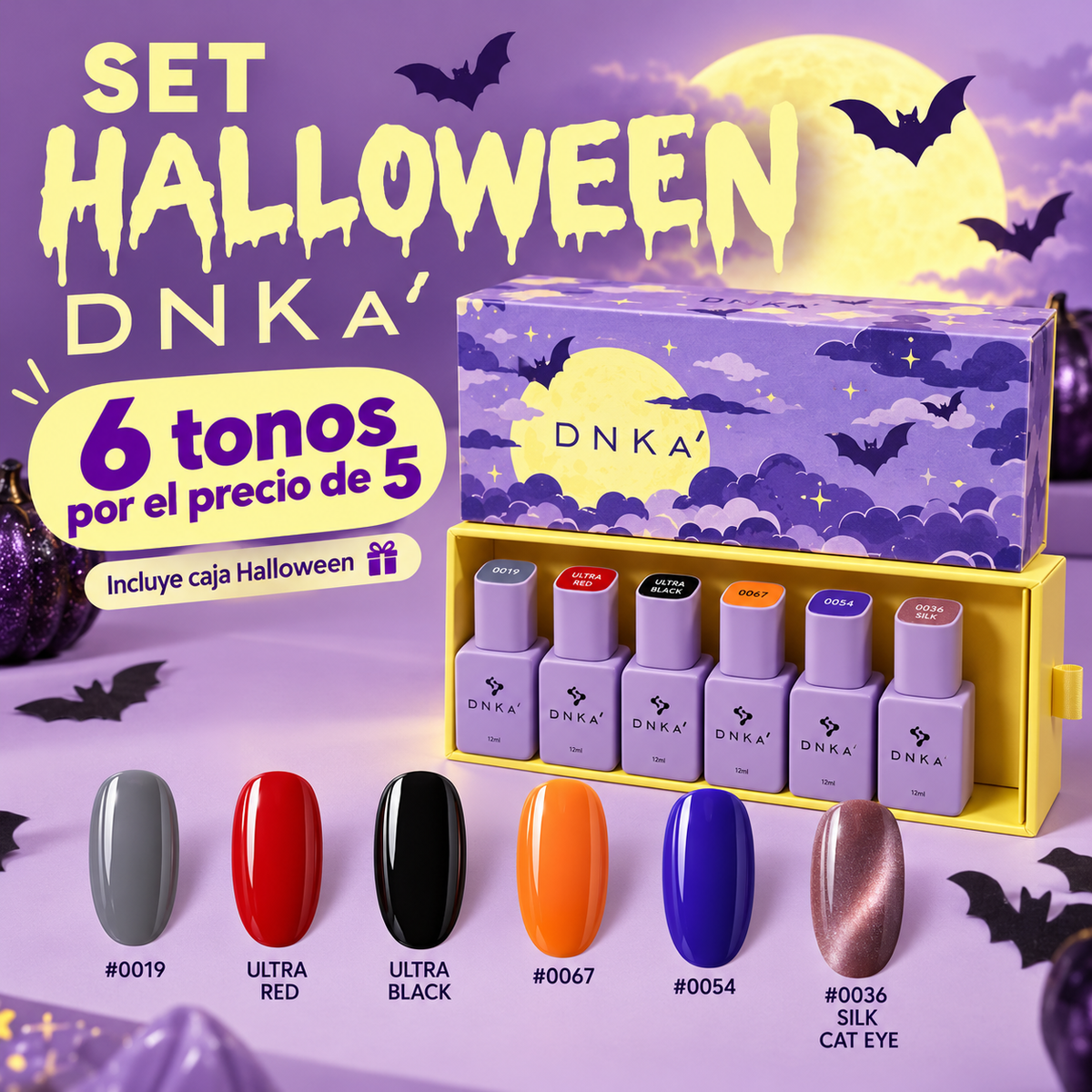 DNKa’ Halloween Set – 6 colores por el precio de 5 - image 1