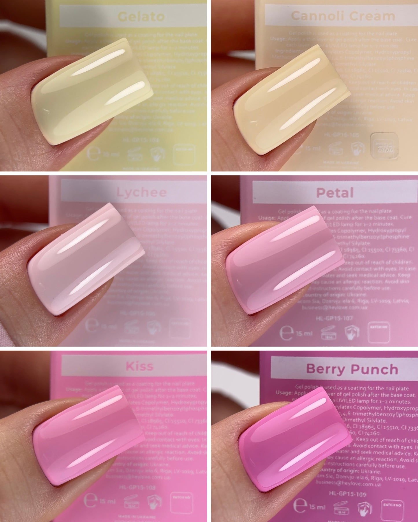 HEYLOVE Esmalte Semipermanente «Lychee»