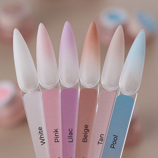 Kit · HEYLOVE · Nail Cushion Set «White», 6 uds.