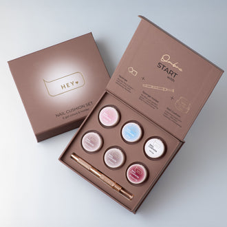 Kit · HEYLOVE · Nail Cushion Set «Brown», 6 uds.