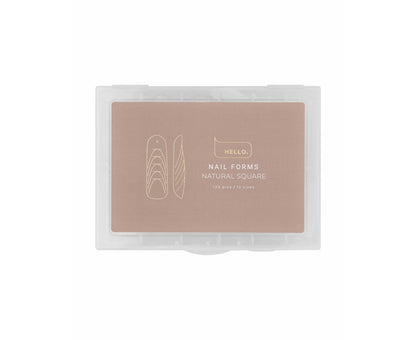 Moules carrés naturels HEYLOVE à double forme. 120 unités.