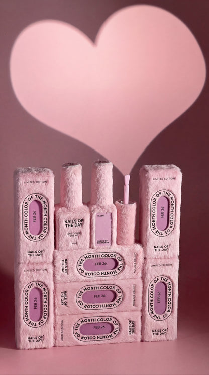 NAILSOFTHEDAY Color of the month Febrero 2026 Blush