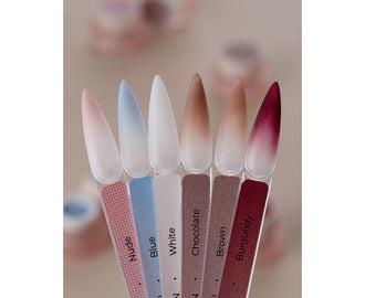 Kit · HEYLOVE · Nail Cushion Set «Brown», 6 uds.