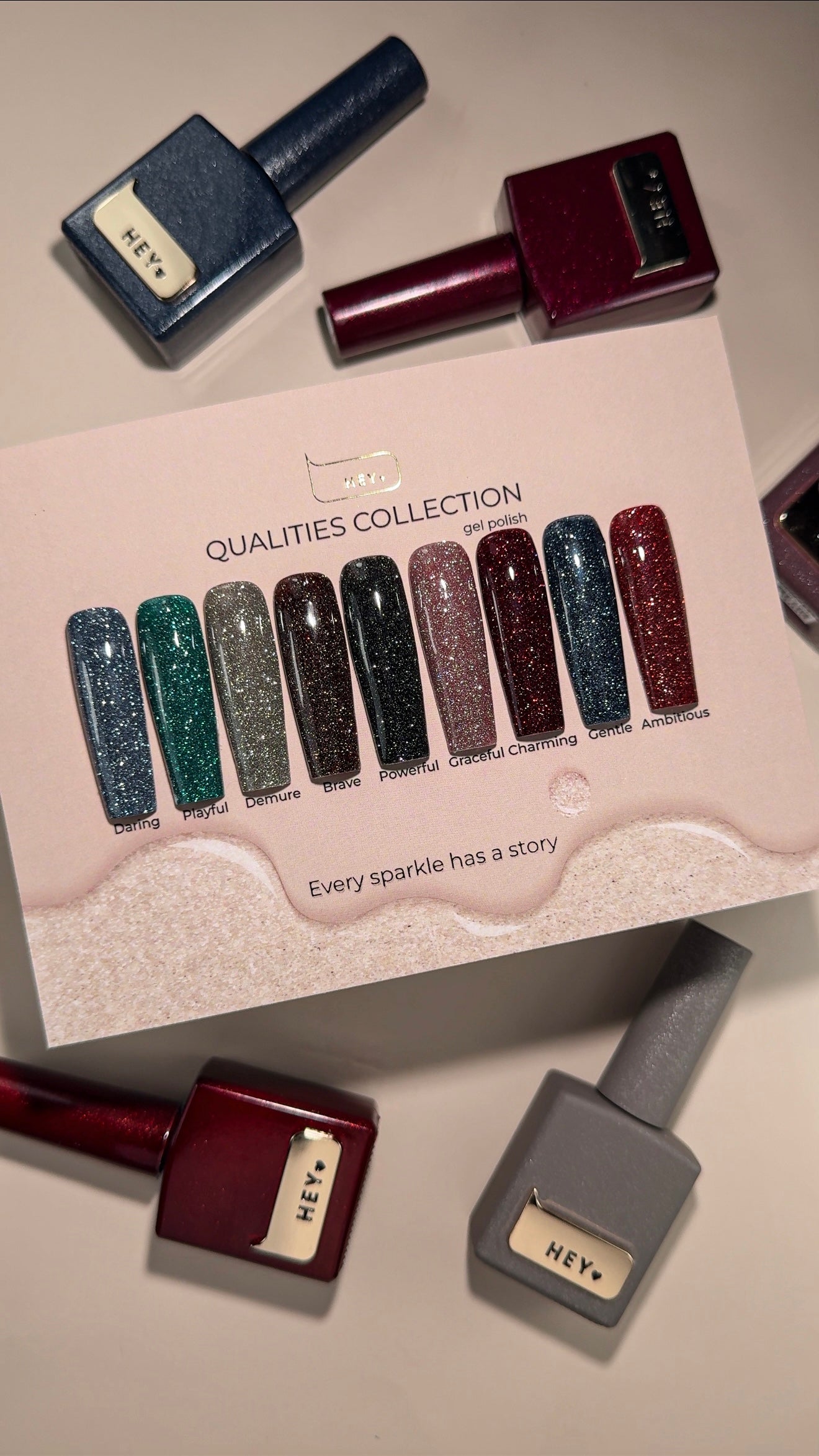 HEYLOVE Esmalte Semipermanente reflectante CHARMING