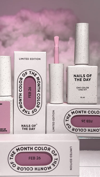 NAILSOFTHEDAY Color of the month Febrero 2026 Blush