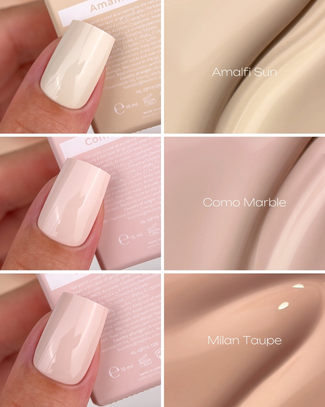 Vernis semi-permanent HEYLOVE Gelato