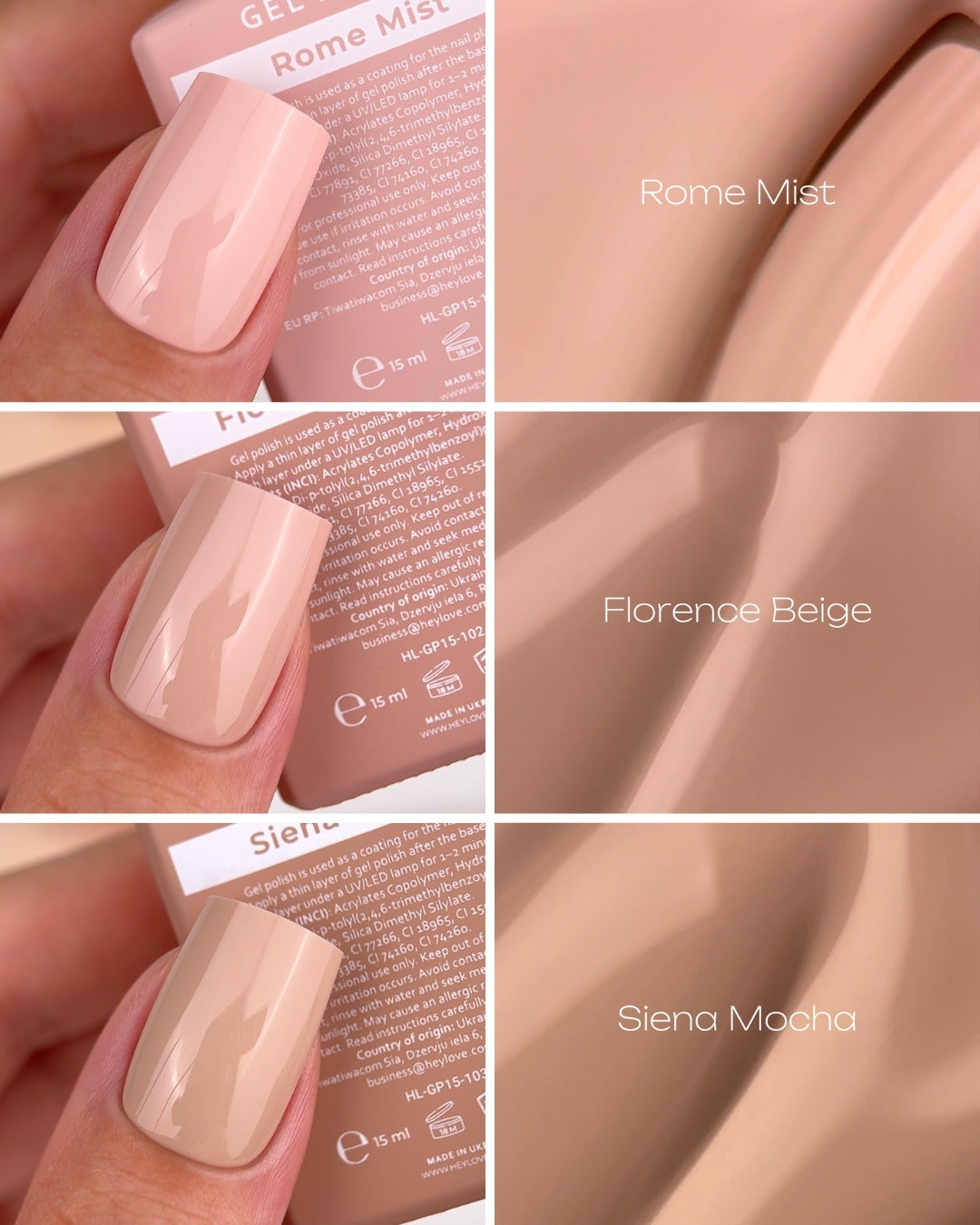 Vernis semi-permanent HEYLOVE Gelato