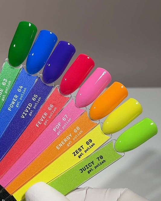 LIBRARY Gel Polish Set FULL VOLUME Collection № 63-70