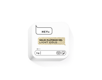 HEYLOVE Gel Platine Solide. Or Clair