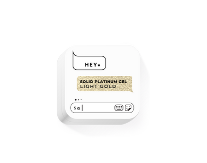 HEYLOVE Gel Platine Solide. Or Clair