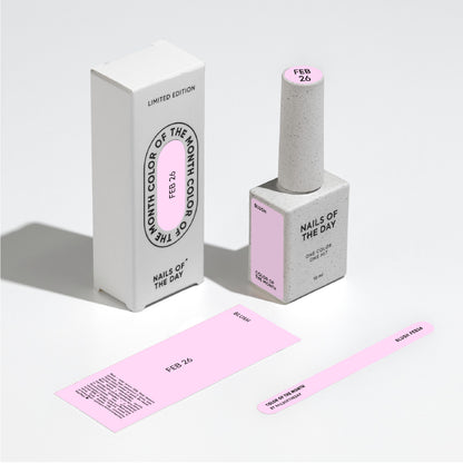 NAILSOFTHEDAY Color of the month Febrero 2026 Blush