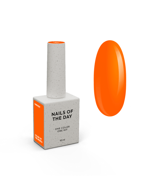 NAILSOFTHEDAY Color of the Month September 2026 Harvest — Orange