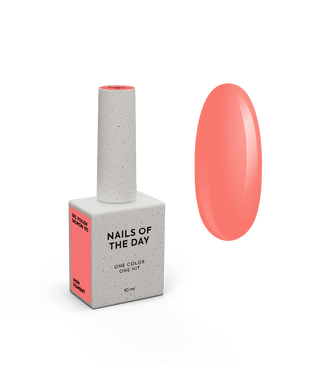 Vernis gel NAILSOFTHEDAY, teinte Saumon spécial.