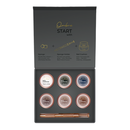 Kit · HEYLOVE · Nail Cushion Set «Graphite», 6 uds. - image 1