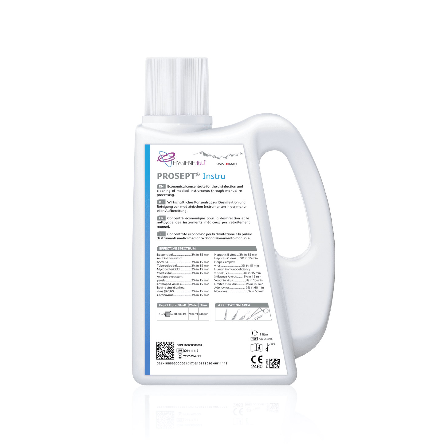 Concentrado desinfectante PROSEPT Fortis IInstru. 1 litro
