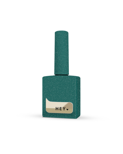 Vernis à ongles semi-permanent réfléchissant HEYLOVE PLAYFULL. Vert foncé.