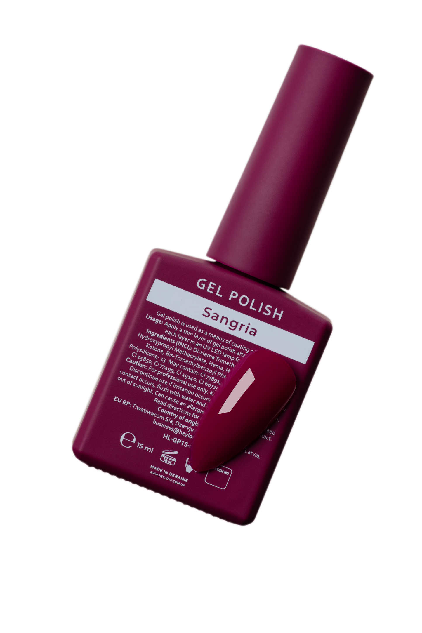 HEYLOVE Esmalte Semipermanente «Sangria»
